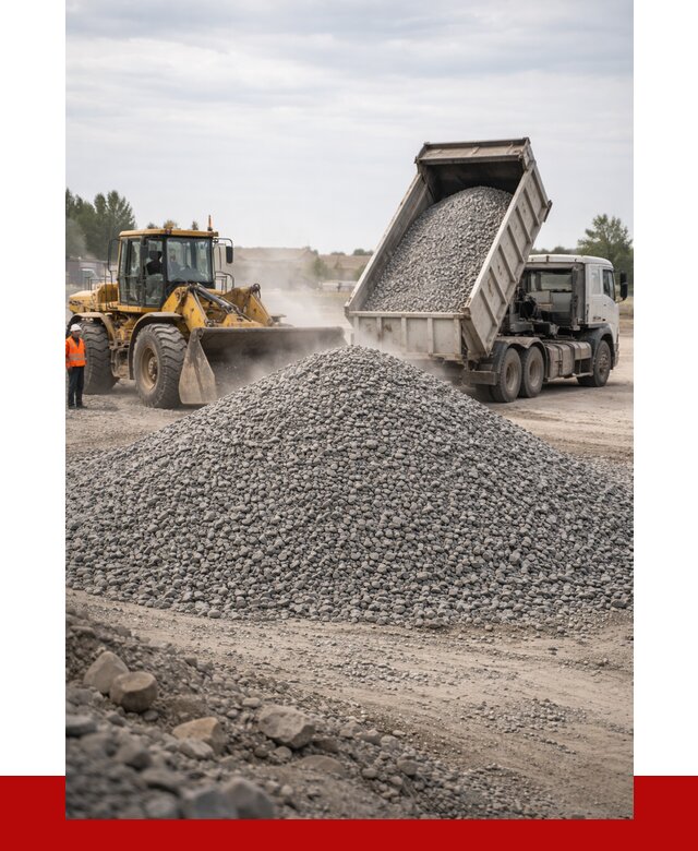 Купить щебень с доставкой в Норильске от 2596 руб. | ПРОНЕРУДНрл