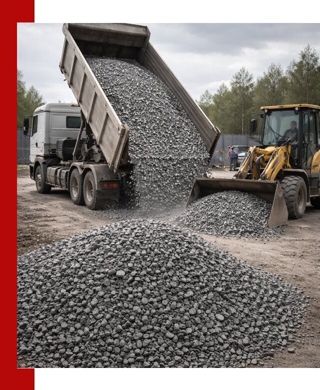 Доставка и продажа щебня гранитного в Норильске