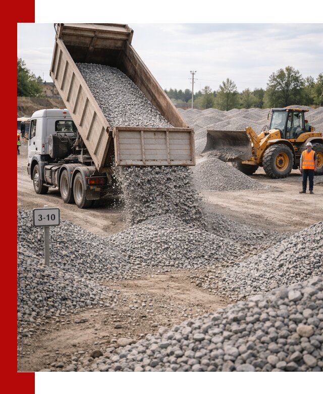 Гранитный щебень фракции 3–10: доставка и продажа в Норильске