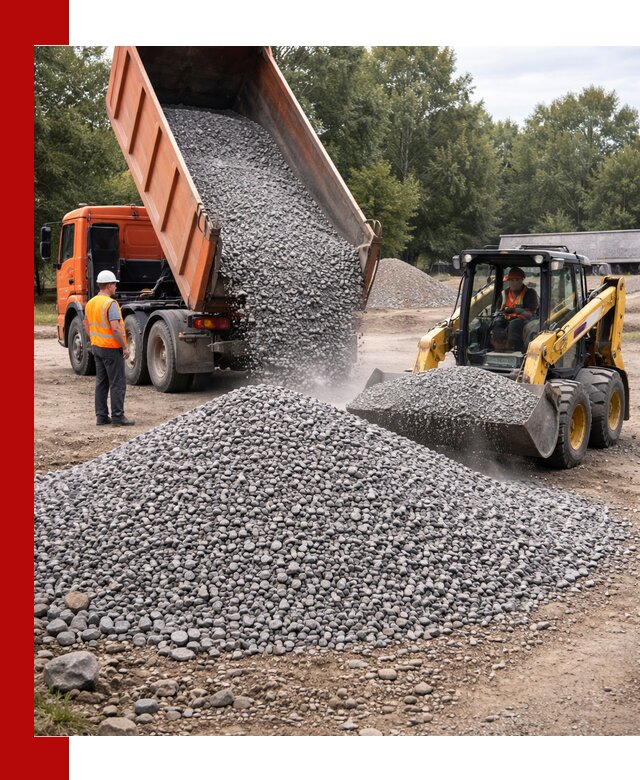 Купить гранитный щебень фракции 5–10 в Норильске с доставкой