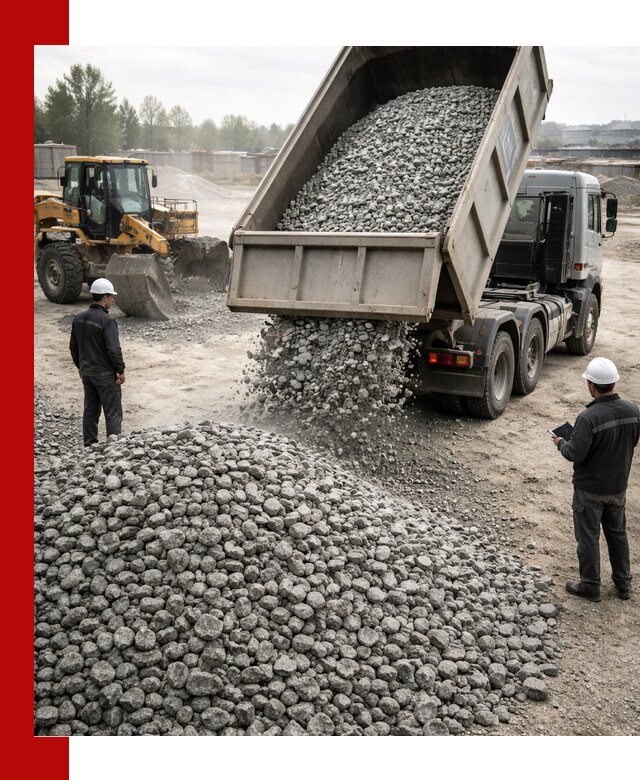Доставка гранитного щебня фракции 20-40 в Норильске