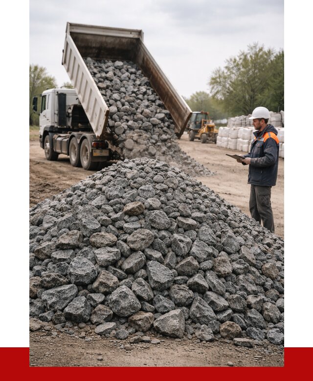 Гранитный щебень фракция 100-200 в Норильске от 4362 р. ПРОНЕРУДНрл