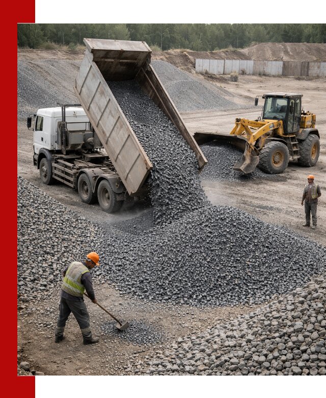 Щебень габбро-диабаз фр. 5-20 с доставкой в Норильске