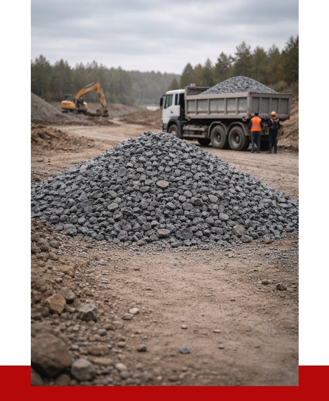 Щебень габбро диабаз фракция 40-70 в Норильске от 2285 р-ПРОНЕРУДНрл