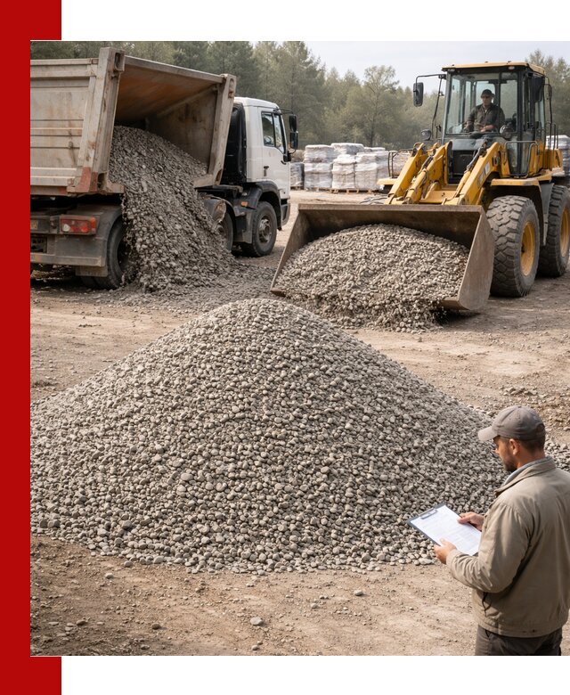 Гравийный щебень фракция 5–10 с доставкой в Норильске