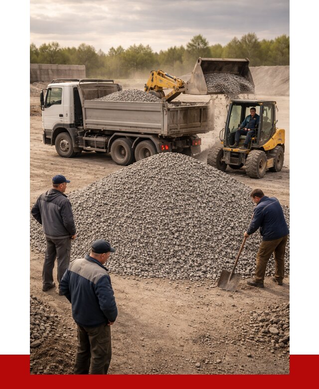 Гравийный щебень фракция 5-20 в Норильске от 2492 р. ПРОНЕРУДНрл