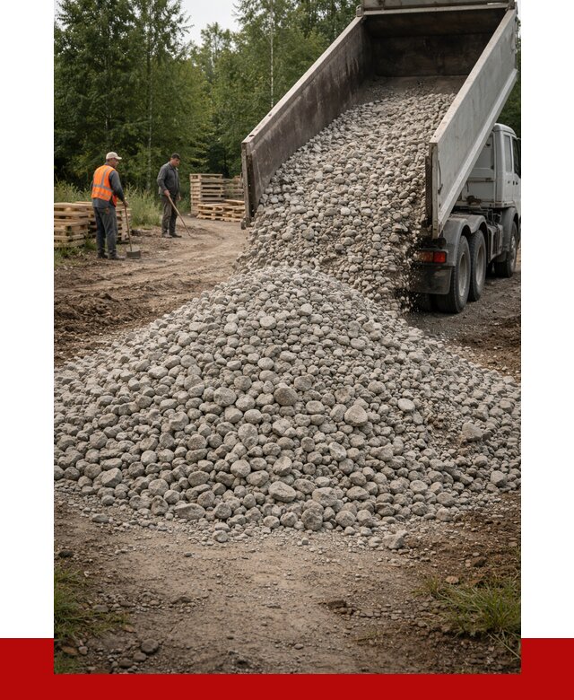 гравийный щебень фракция 70-120 в Норильске от 2544 р. ПРОНЕРУДНрл