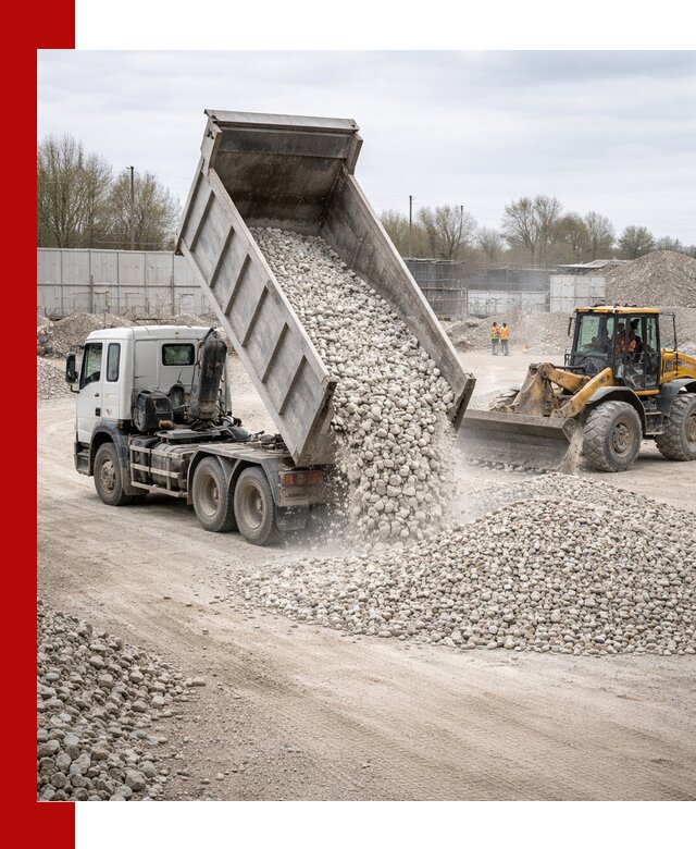 Доставка и продажа известнякового щебня в Норильске
