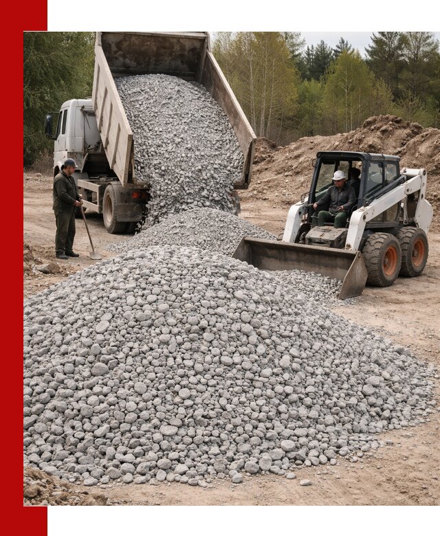 Доставка доломитового щебня в Норильске напрямую от карьера