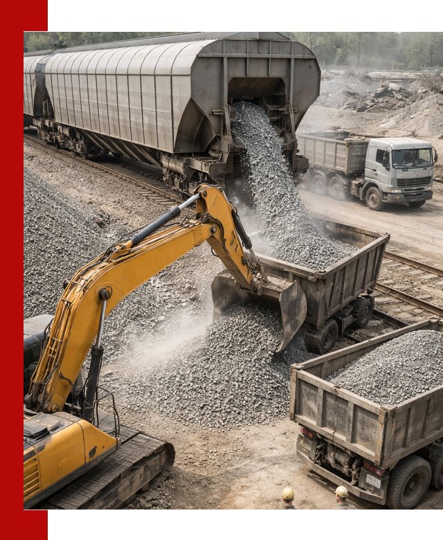 Доставка железнодорожного щебня в Норильске крупными партиями быстрого отгруза