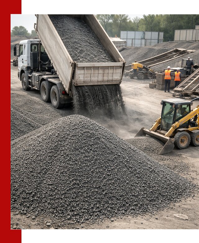 Вторичный щебень фракция 0–5 с доставкой в Норильске