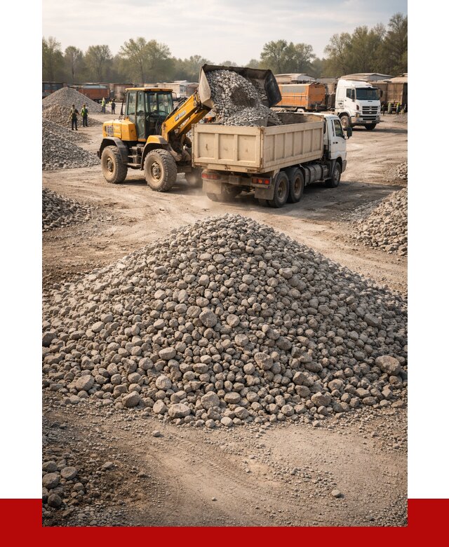 Вторичный щебень фракция 40-70 в Норильске от 1807 р, ПРОНЕРУДНрл