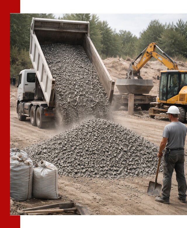 Доставка и продажа бетонного щебня в Норильске