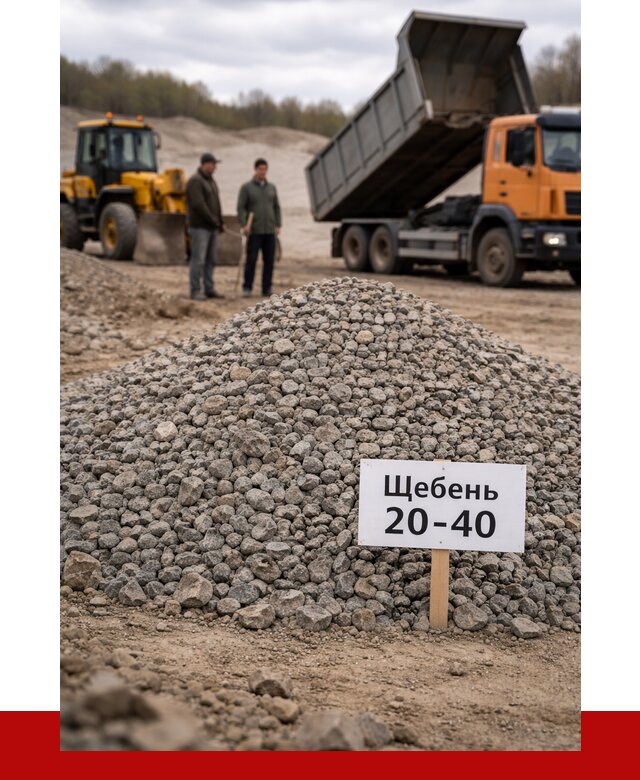 Бетонный щебень фракция 20-40 в Норильске от 2544 р. | ПРОНЕРУДНрл