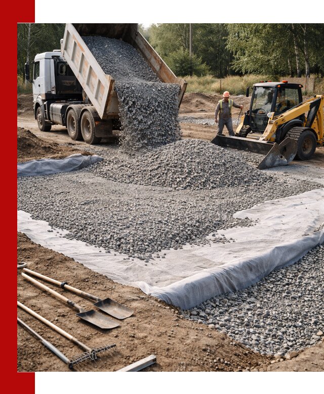 Щебень для фундамента с доставкой в Норильске