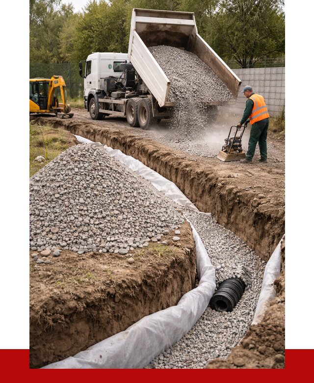 Щебень для дренажа в Норильске от 1921 р., ПРОНЕРУДНрл доставка