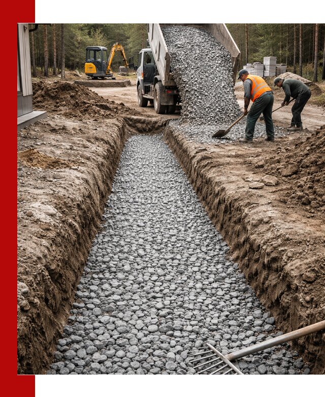 Щебень для дренажа с доставкой в Норильске высокого качества