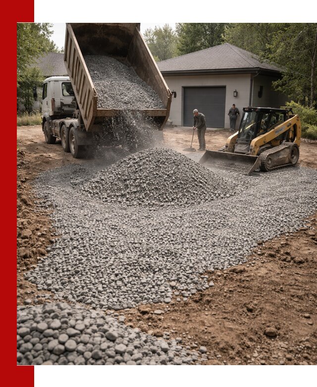 Щебень для парковки в Норильске: доставка и укладка качественного материала