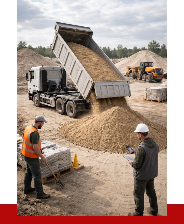 Карьерный песок с доставкой в Норильске от 3739 р. ПРОНЕРУДНрл
