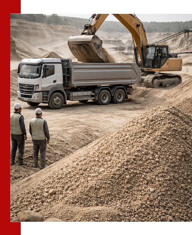 Карьерный крупнозернистый песок с доставкой в Норильске