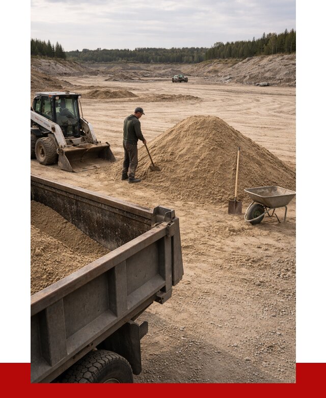 Карьерный песок среднезернистый в Норильске, от 2285 р. ПРОНЕРУДНрл