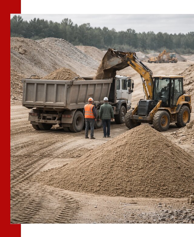 Карьерный среднезернистый песок с доставкой в Норильске