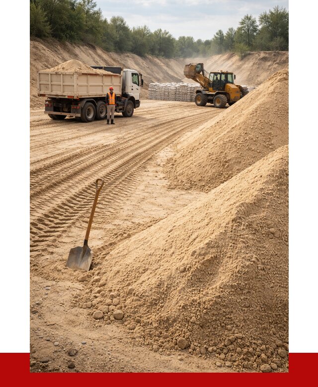 Карьерный песок мелкозернистый в Норильске от 9347 р. | ПРОНЕРУДНрл