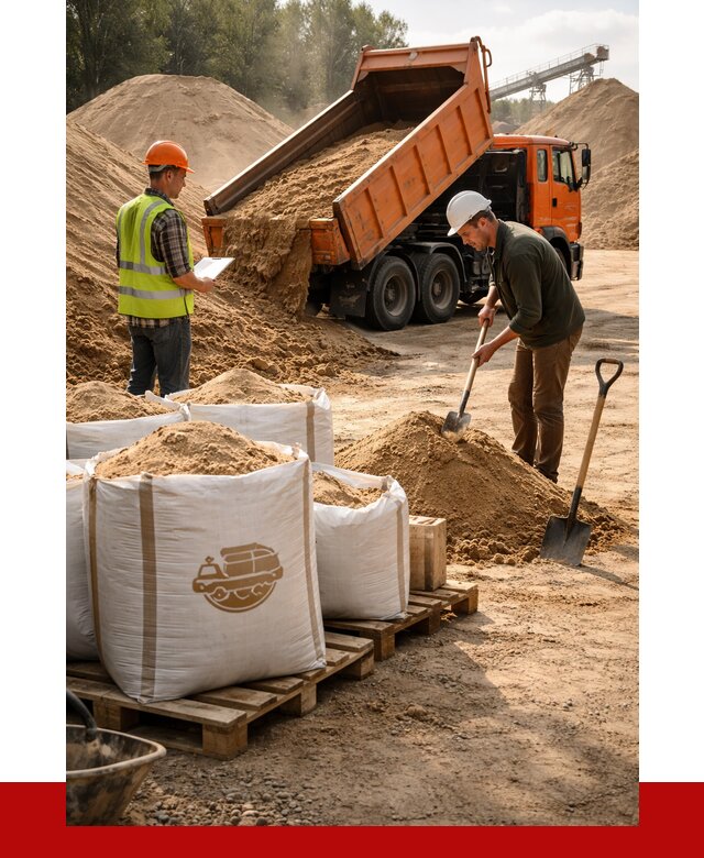 Строительный песок в Норильске от 2285 р. с доставкой, ПРОНЕРУДНрл