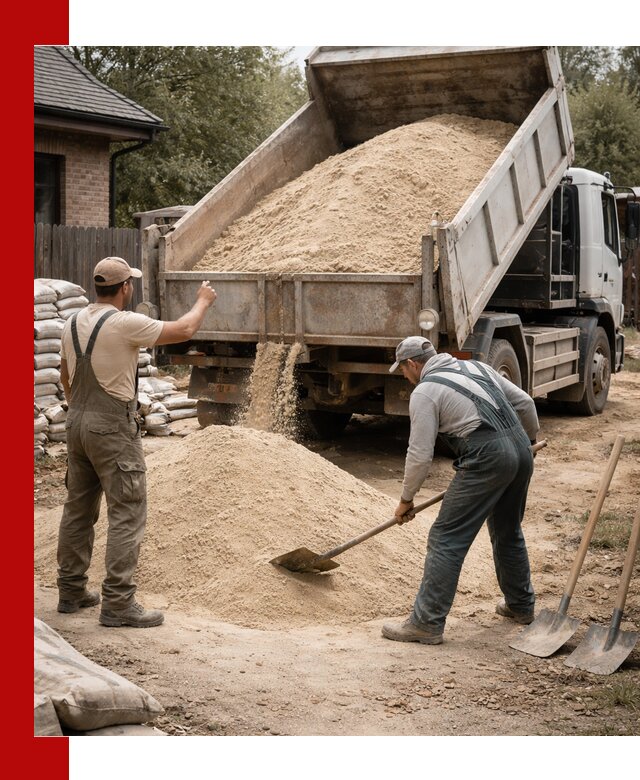 Песок для штукатурки с доставкой в Норильске качественный и чистый