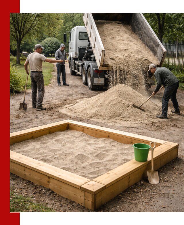 Песок для песочницы с доставкой в Норильске недорого и чистый