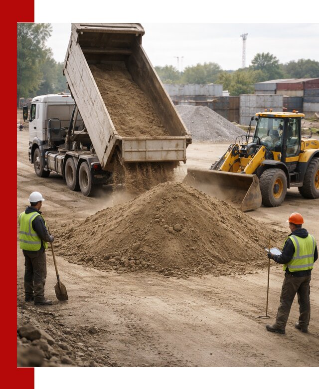 Доставка и продажа пескогрунта оптом и в розницу в Норильске