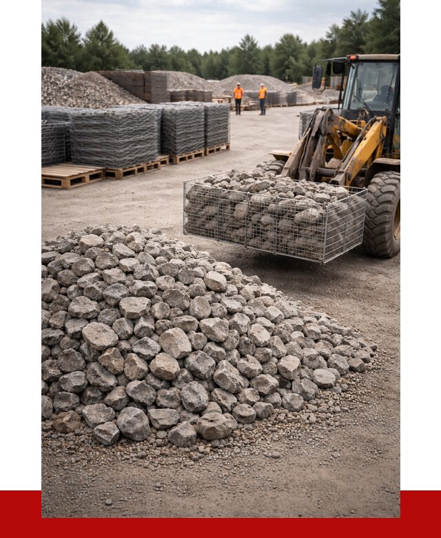 Камень для габионов фракция 70-150 в Норильске от 4362 р. | ПРОНЕРУДНрл