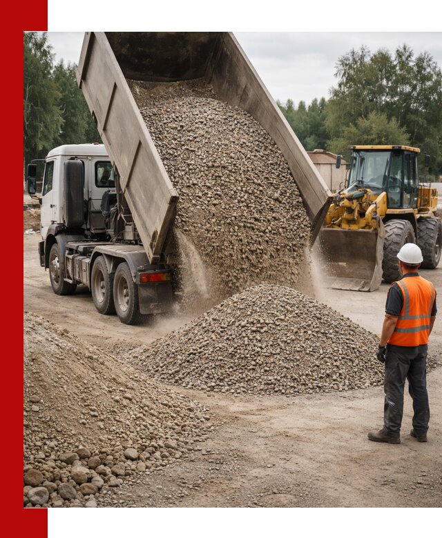Доставка щпс в Норильске — щебеночно-песчаная смесь под заборы и дорожки