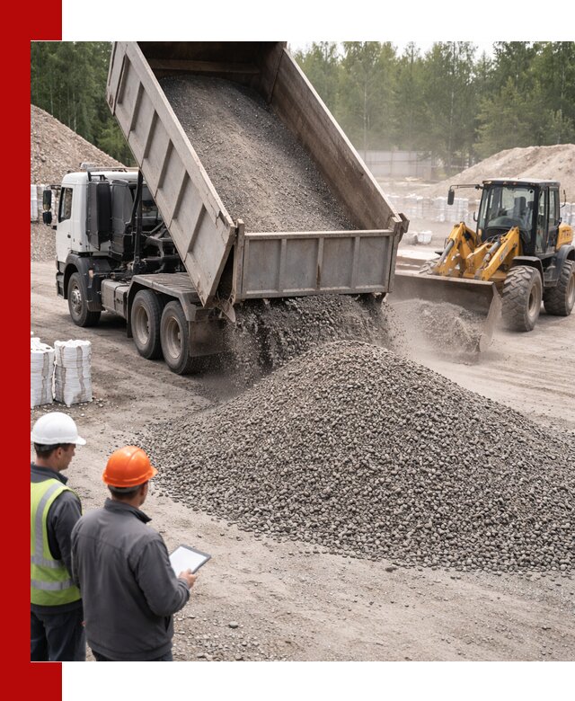 Доставка и продажа гранитного отсева 0-10 в Норильске