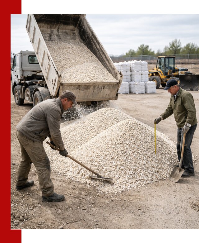 Мраморная крошка с доставкой и разгрузкой в Норильске