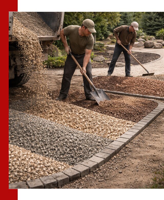 Декоративная крошка для ландшафта в Норильске — продажа и доставка