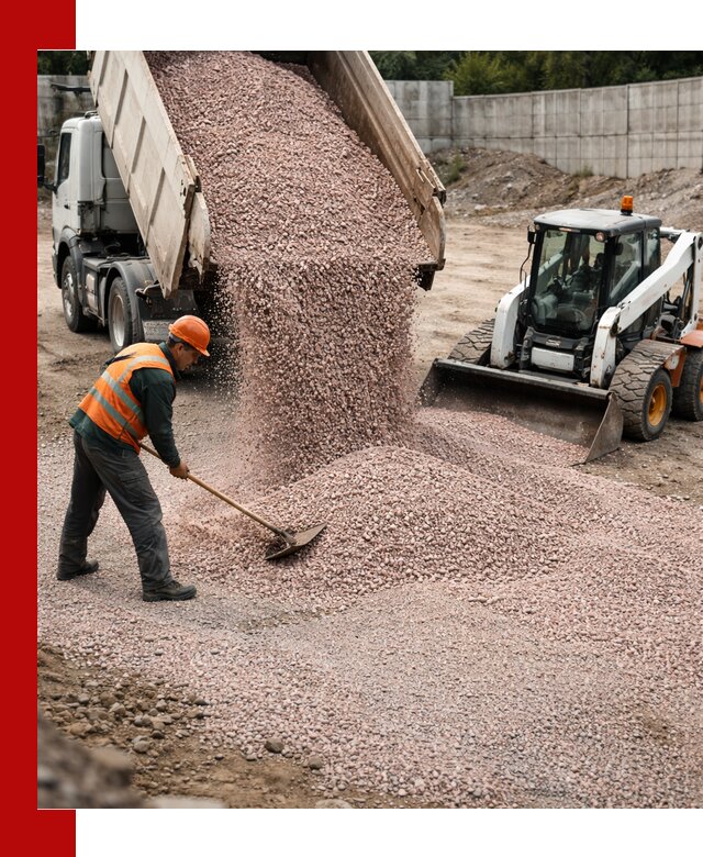 Крошка розовый гранит с доставкой в Норильске от производителя