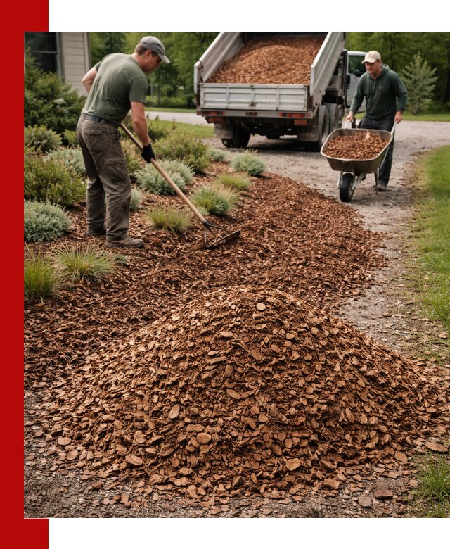 Крошка для мульчирования с доставкой в Норильске