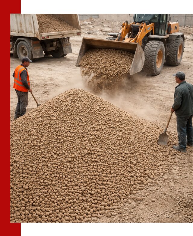 Керамзит фракция 10-20 с доставкой в Норильске