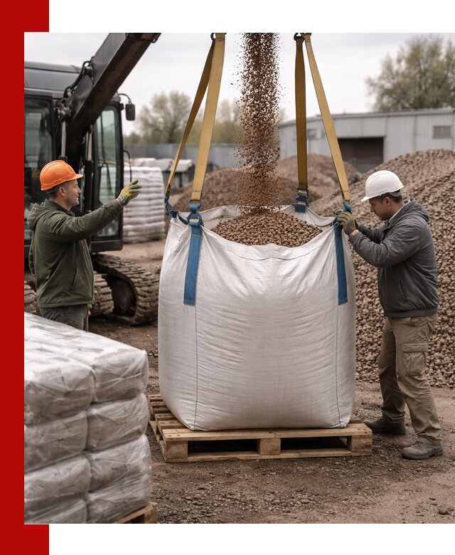 Керамзит в биг-бегах с доставкой в Норильске