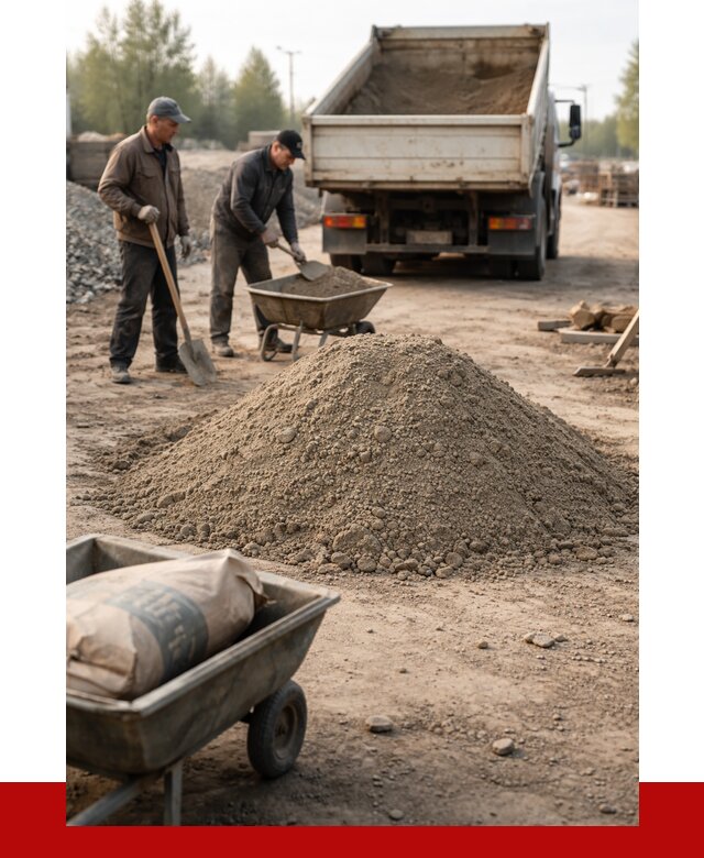 Цементно-песчаная смесь М150 в Норильске от 4881 р. | ПРОНЕРУДНрл