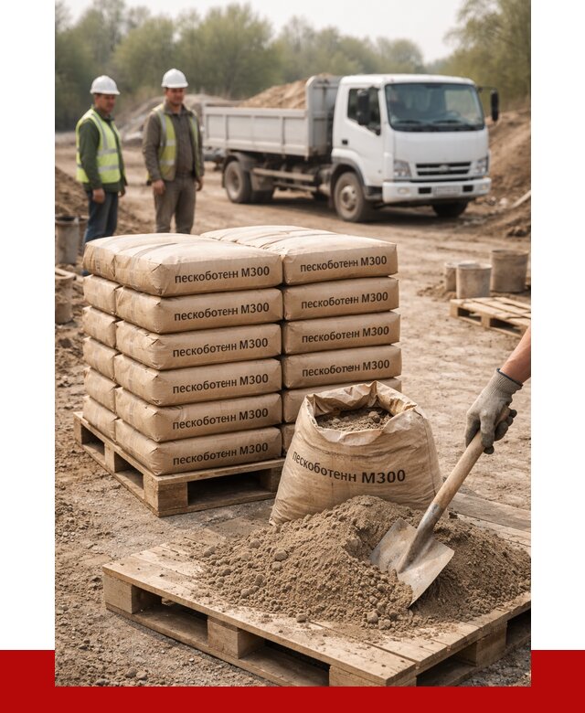 Пескобетон М300 в Норильске с доставкой от 4829 р. за куб | ПРОНЕРУДНрл