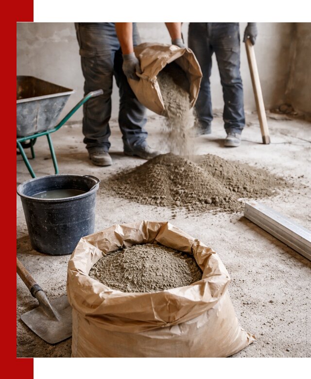 Доставка сухой смеси для стяжки в Норильске