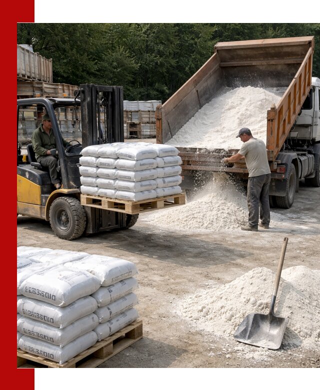 Доставка строительной извести оптом и в розницу в Норильске