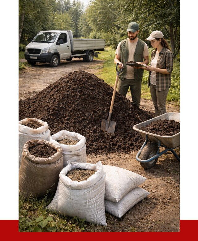 Купить грунт с доставкой в Норильске от 4673 р. за м3 | ПРОНЕРУДНрл