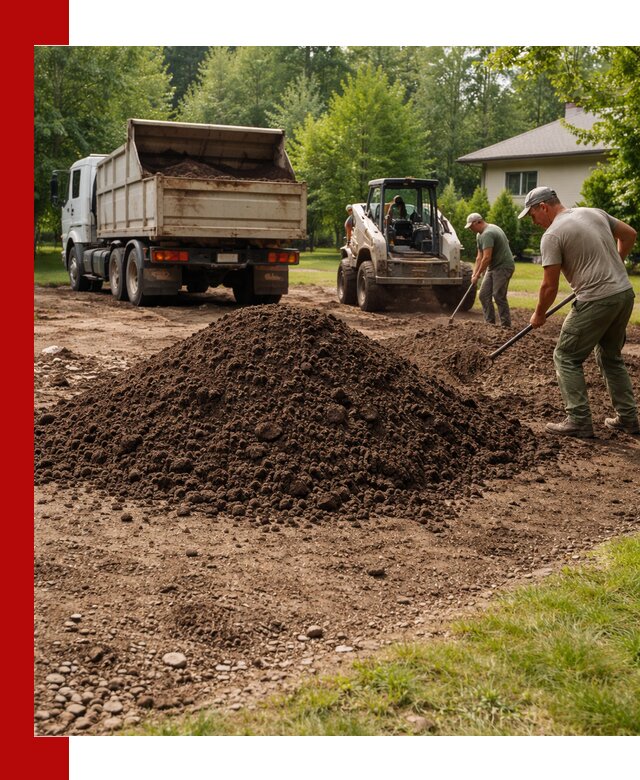 Доставка и укладка грунта для газона в Норильске