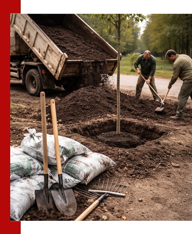 Грунт для посадки деревьев в Норильске — доставка и подготовка почвы