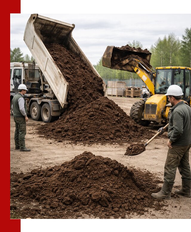 Доставка торфа оптом и в мешках в Норильске