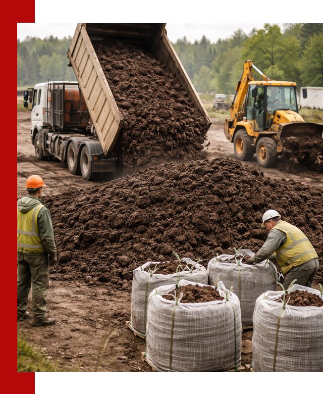 Доставка нейтрального торфа в Норильске оптом и в розницу