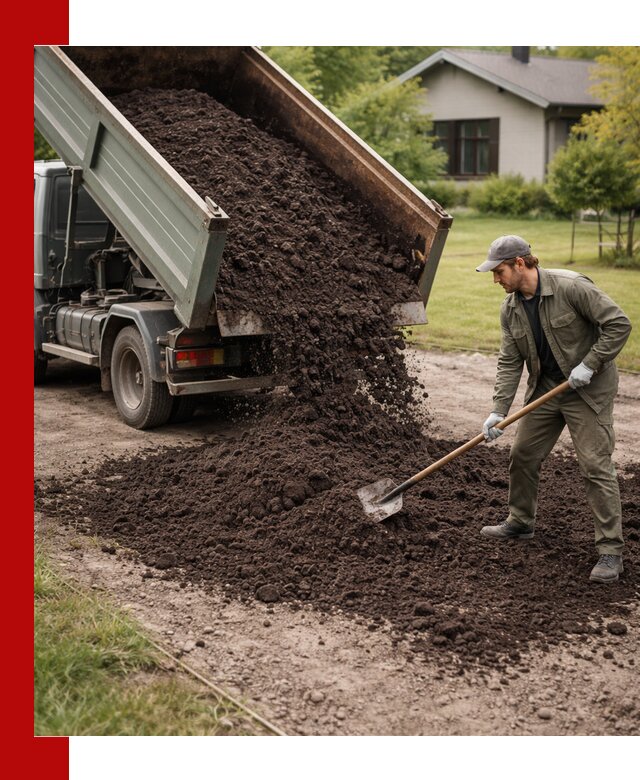 Чернозем для газона с доставкой в Норильске быстро и качественно